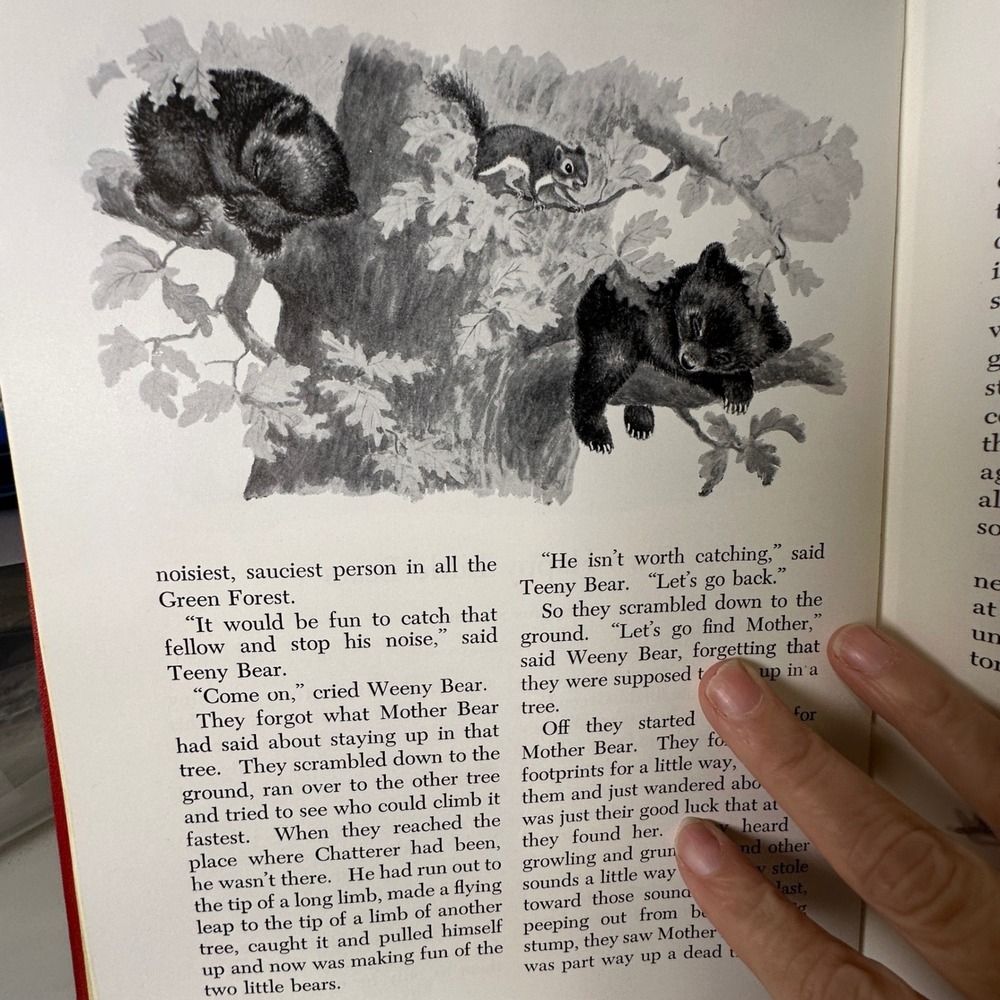 1955 The Illustrated Treasury of Children's Literature Grosset & Dunlap Red Gold - Picture 9 of 10